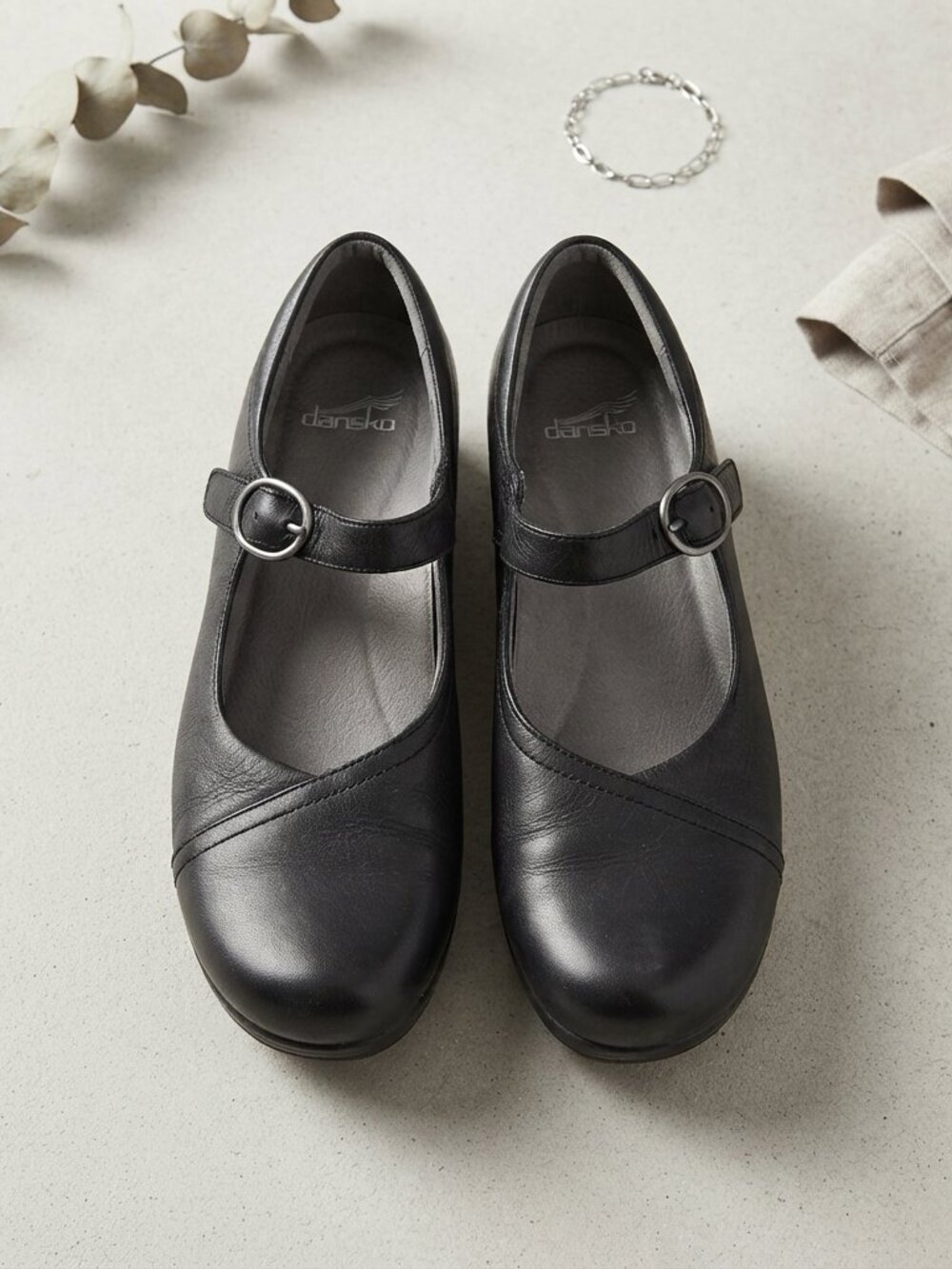 Dansko Fawna Black Milled Nappa Leather Mary Jane Shoes Size 41 (US 10.5-11) - Picture 10 of 10